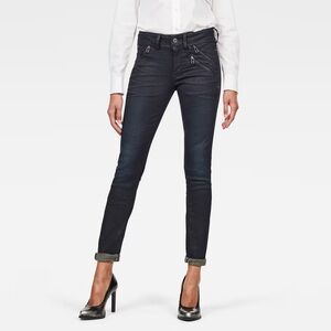 G-Star Lynn Biker Mid Skinny Jeans W26 L32